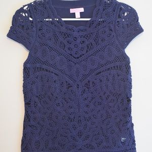 Lilly Pulitzer crochet top